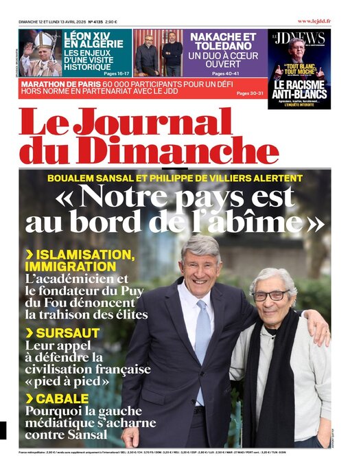 Title details for Le Journal du dimanche by Lagardere Media News - Available